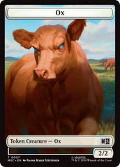 Ox (007) // Construct (014) Double-Sided Token [Marvel Super Heroes Commander Tokens] | Lots Moore NSW