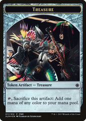 Dinosaur // Treasure Double-Sided Token [Friday Night Magic 2017] | Lots Moore NSW