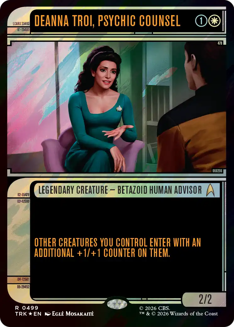 Deanna Troi, Psychic Counsel (Showcase) (Surge Foil) [Star Trek] | Lots Moore NSW