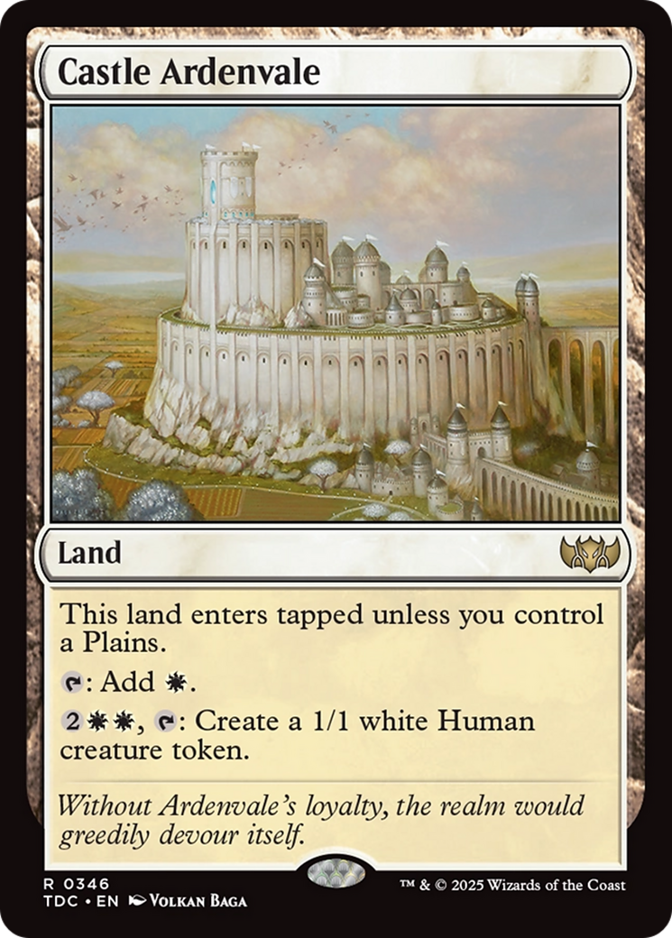 Castle Ardenvale [Tarkir: Dragonstorm Commander] | Lots Moore NSW