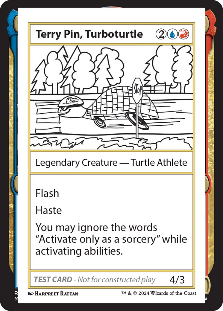 Terry Pin, Turboturtle [Mystery Booster 2 Playtest Cards] | Lots Moore NSW