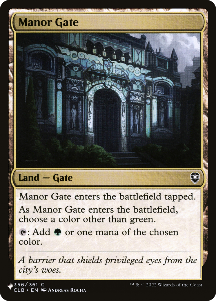 Manor Gate [The List] | Lots Moore NSW