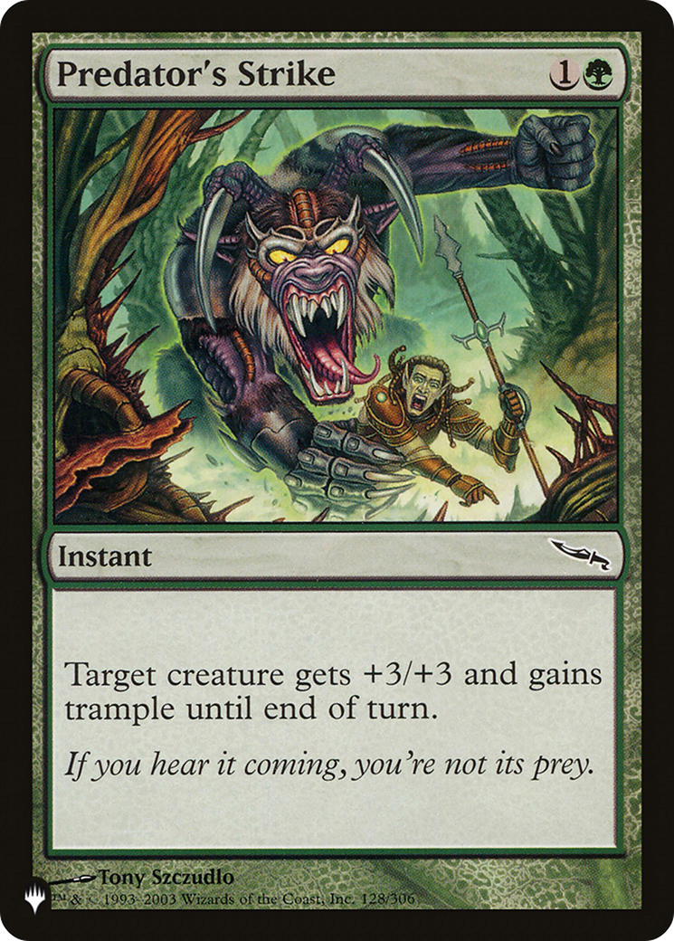 Predator's Strike [The List] | Lots Moore NSW