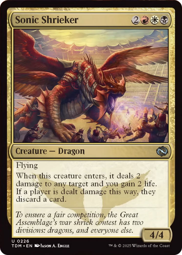 Sonic Shrieker [Tarkir: Dragonstorm] | Lots Moore NSW