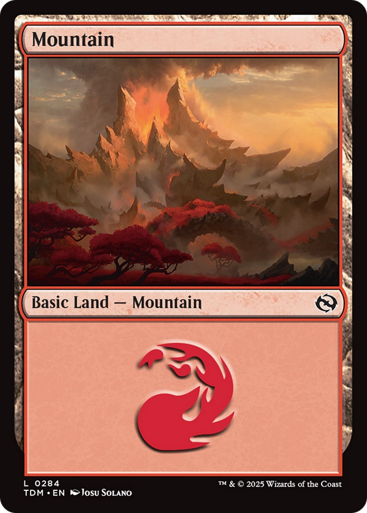 Mountain (0284) [Tarkir: Dragonstorm] | Lots Moore NSW