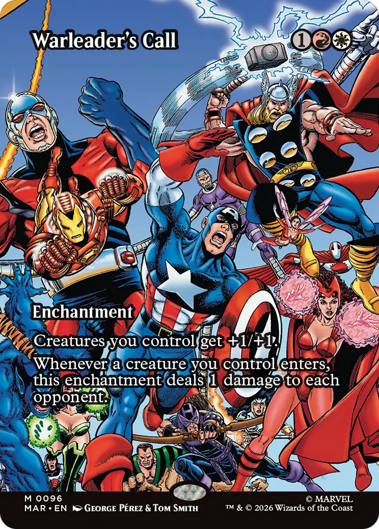 Warleader's Call (Borderless) [Marvel Universe: Eternal-Legal] | Lots Moore NSW