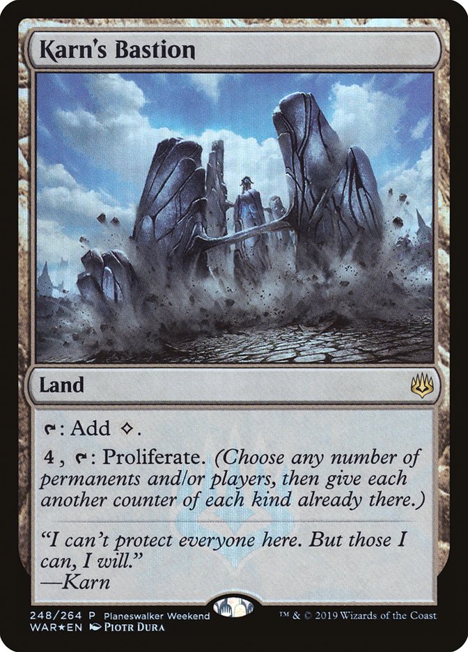 Karn's Bastion (Planeswalker Weekend) [War of the Spark Promos] | Lots Moore NSW