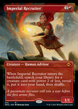 Imperial Recruiter (Borderless Alternate Art) [Modern Horizons 2] | Lots Moore NSW