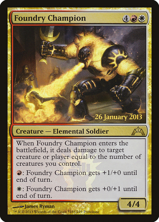 Foundry Champion [Gatecrash Prerelease Promos] | Lots Moore NSW