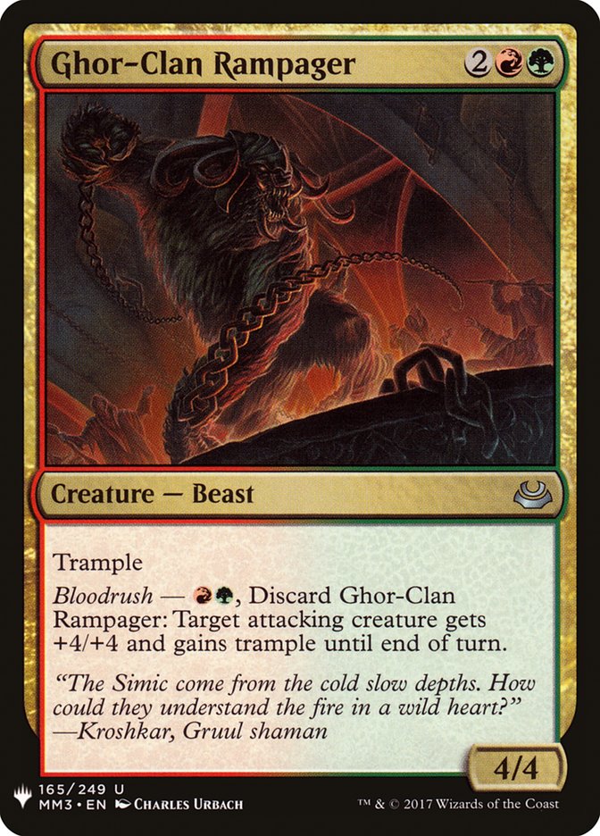 Ghor-Clan Rampager [Mystery Booster] | Lots Moore NSW