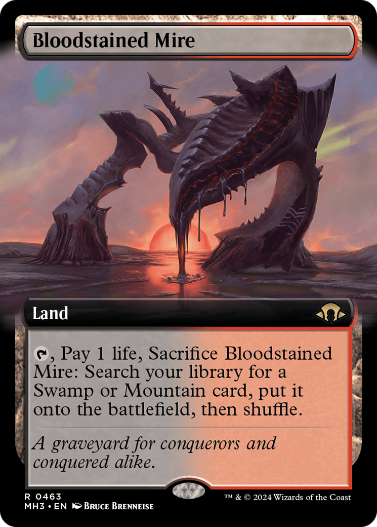 Bloodstained Mire (Extended Art) [Modern Horizons 3] | Lots Moore NSW