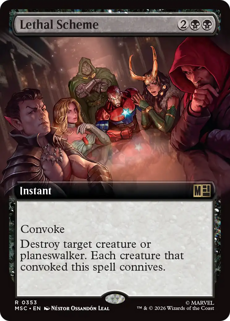 Lethal Scheme (Extended Art) [Marvel Super Heroes Commander] | Lots Moore NSW