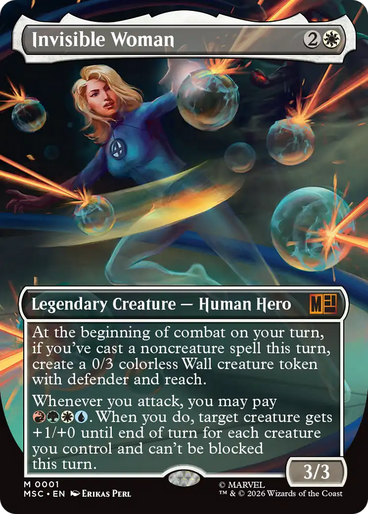 Invisible Woman (Borderless) [Marvel Super Heroes Commander] | Lots Moore NSW