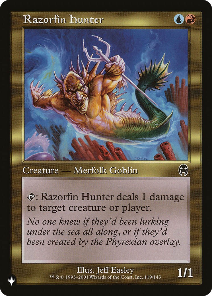 Razorfin Hunter [The List] | Lots Moore NSW