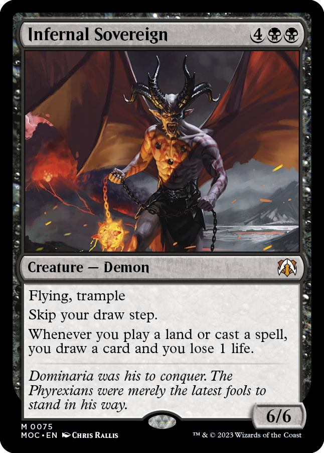 Infernal Sovereign [March of the Machine Commander] | Lots Moore NSW
