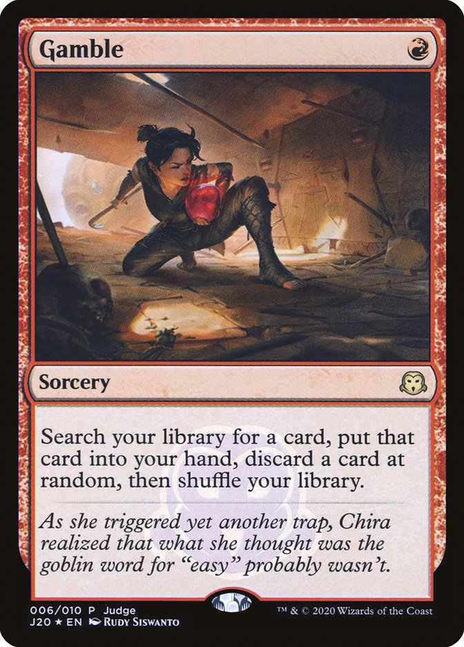 Gamble [Judge Gift Cards 2020] | Lots Moore NSW