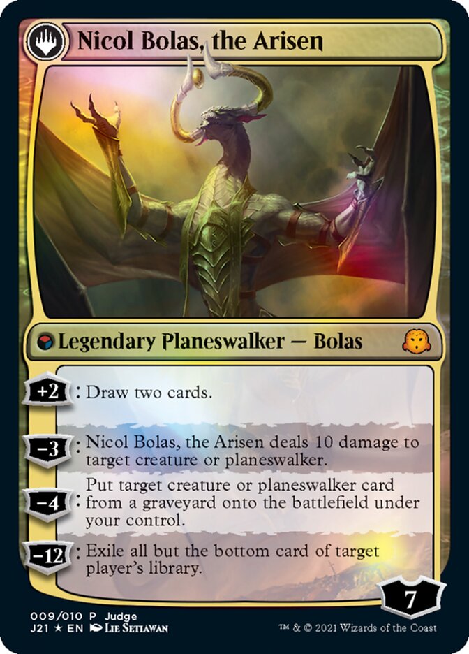 Nicol Bolas, the Ravager // Nicol Bolas, the Arisen [Judge Gift Cards 2021] | Lots Moore NSW