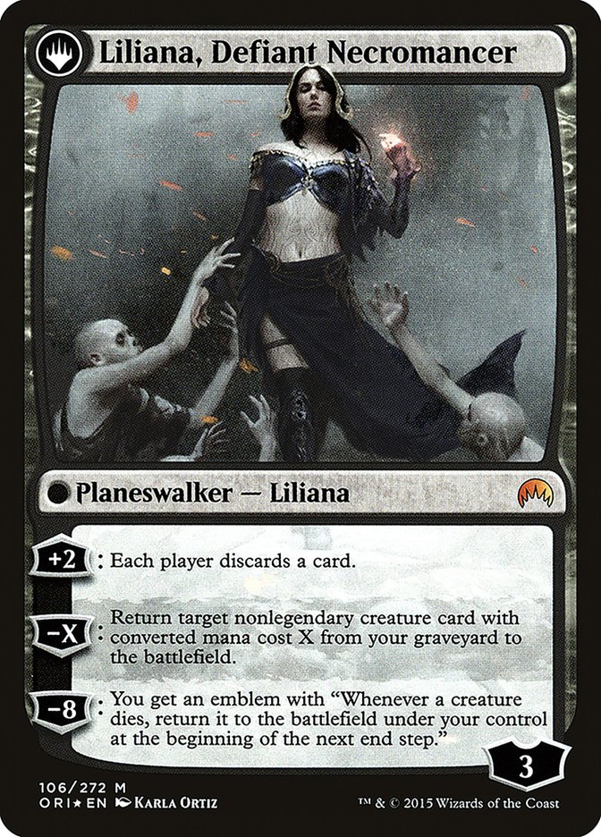 Liliana, Heretical Healer // Liliana, Defiant Necromancer [Magic Origins Prerelease Promos] | Lots Moore NSW