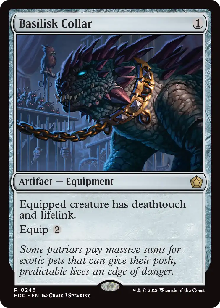 Basilisk Collar [Foundations Commander] | Lots Moore NSW