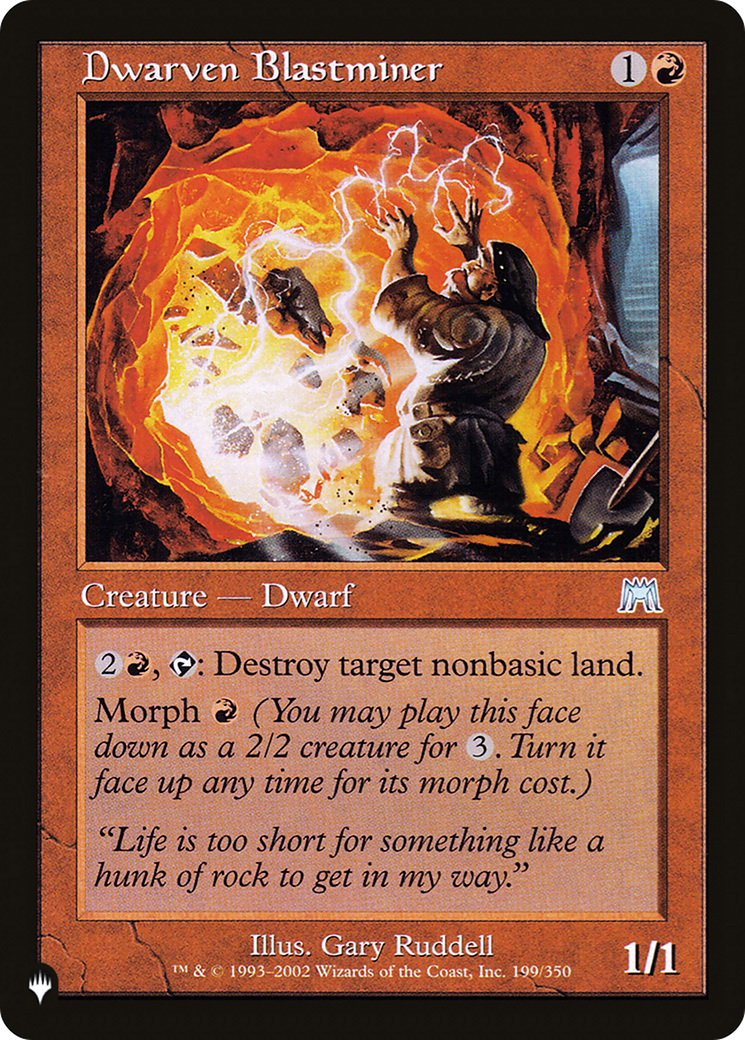 Dwarven Blastminer [The List] | Lots Moore NSW