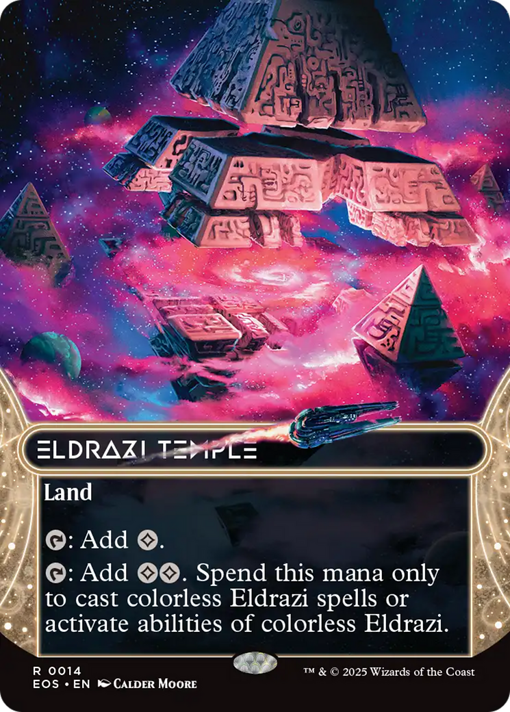 Eldrazi Temple (0014) (Borderless) [Edge of Eternities: Stellar Sights] | Lots Moore NSW