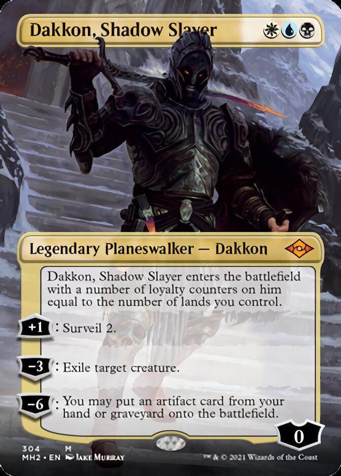 Dakkon, Shadow Slayer (Borderless) [Modern Horizons 2] | Lots Moore NSW