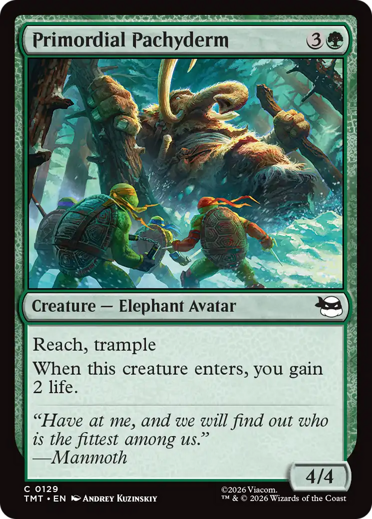 Primordial Pachyderm [Teenage Mutant Ninja Turtles] | Lots Moore NSW
