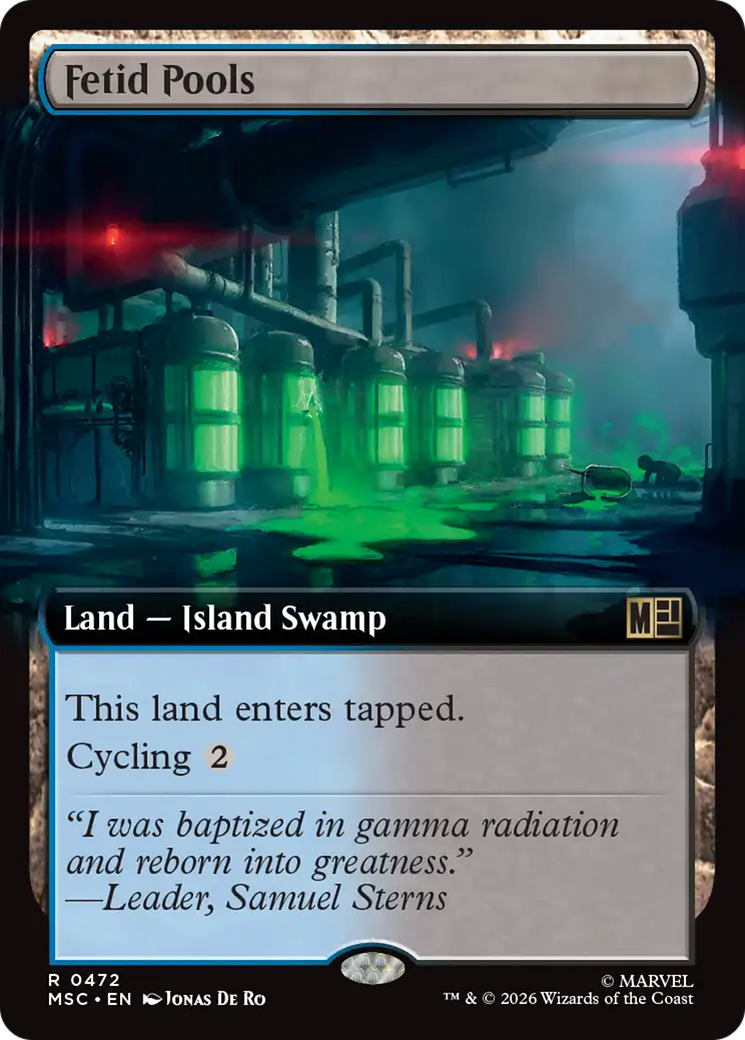 Fetid Pools (Extended Art) [Marvel Super Heroes Commander] | Lots Moore NSW