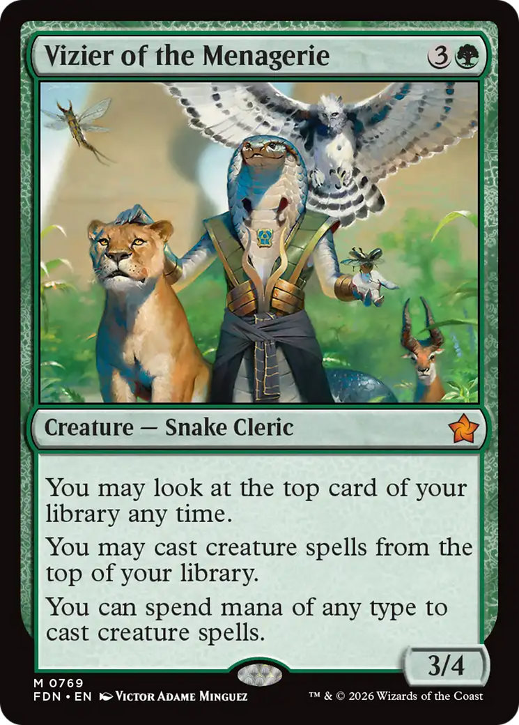 Vizier of the Menagerie (0769) [Foundations] | Lots Moore NSW