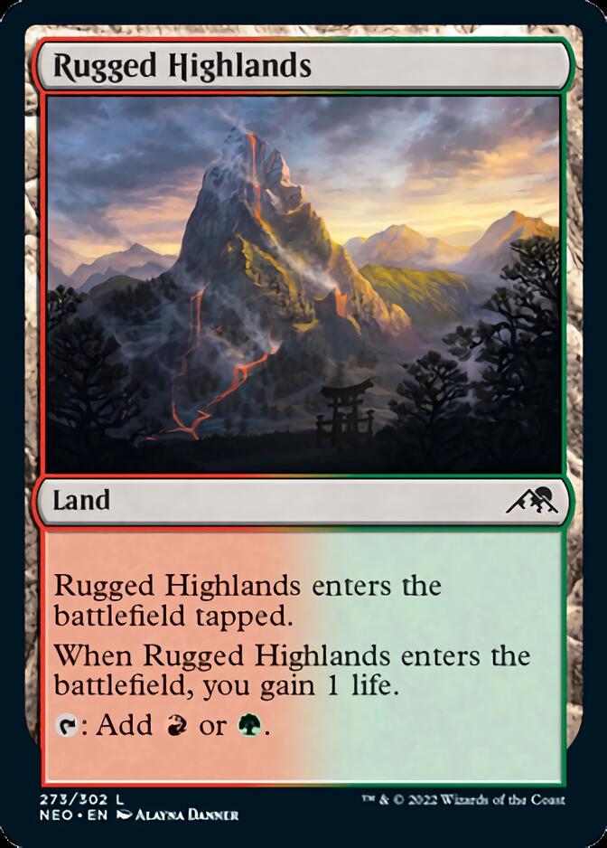 Rugged Highlands [Kamigawa: Neon Dynasty] | Lots Moore NSW