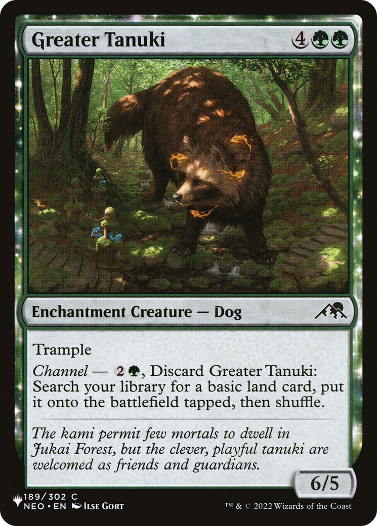 Greater Tanuki [The List] | Lots Moore NSW