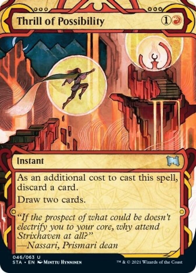 Thrill of Possibility (Foil Etched) [Strixhaven: School of Mages Mystical Archive] | Lots Moore NSW