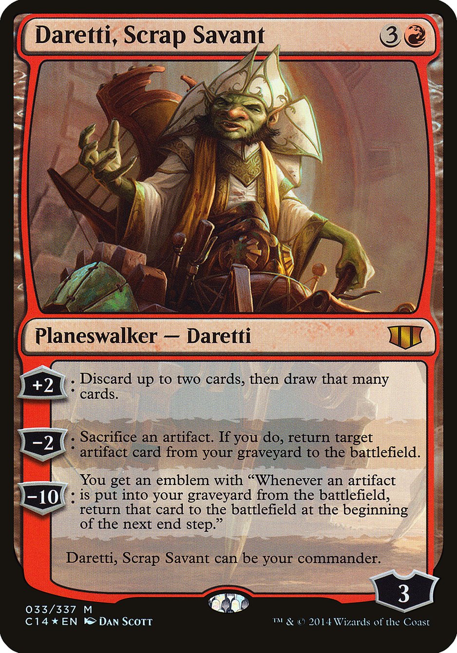 Daretti, Scrap Savant (Oversized) [Commander 2014 Oversized] | Lots Moore NSW
