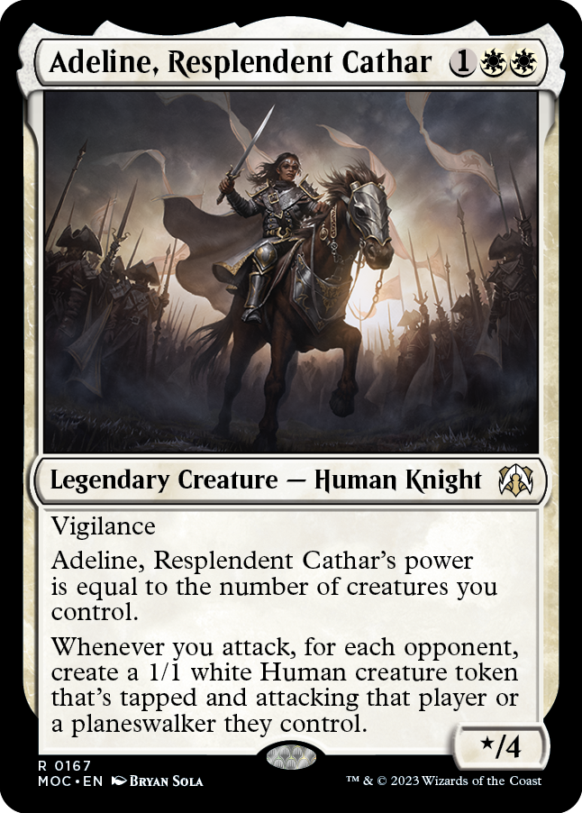 Adeline, Resplendent Cathar [March of the Machine Commander] | Lots Moore NSW