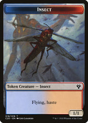 Drake // Insect (018) Double-Sided Token [Commander 2020 Tokens] | Lots Moore NSW