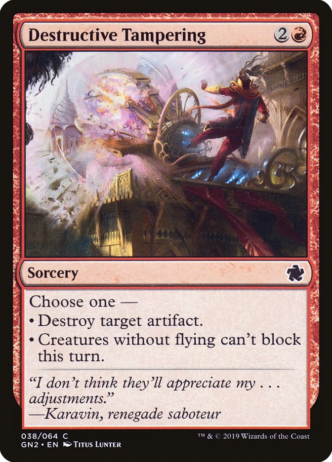 Destructive Tampering [Game Night 2019] | Lots Moore NSW