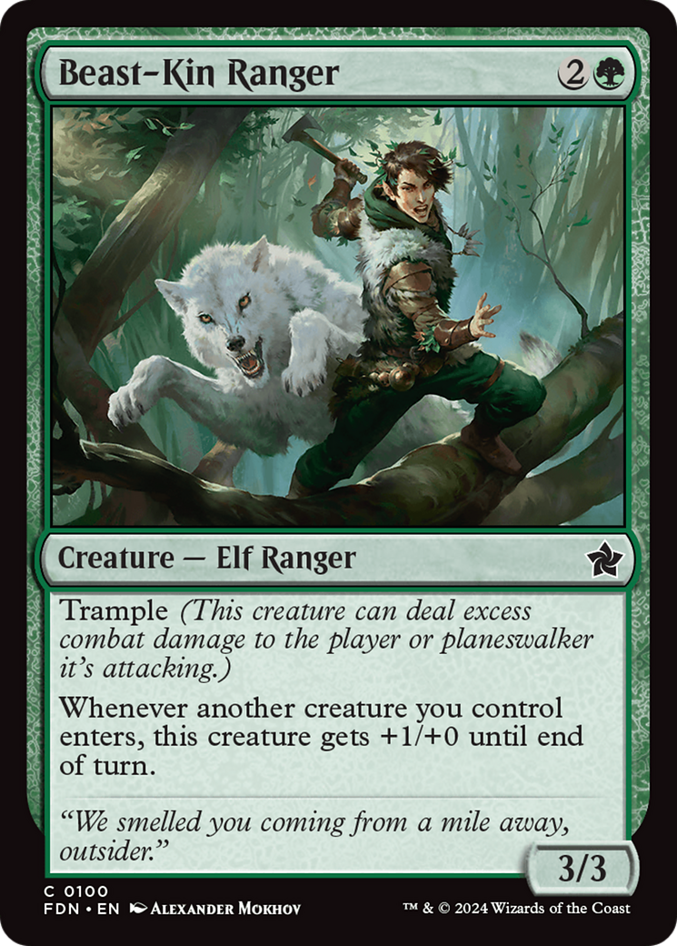 Beast-Kin Ranger [Foundations] | Lots Moore NSW