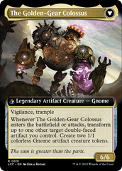 Tetzin, Gnome Champion // The Golden-Gear Colossus (Extended Art) [The Lost Caverns of Ixalan Commander] | Lots Moore NSW