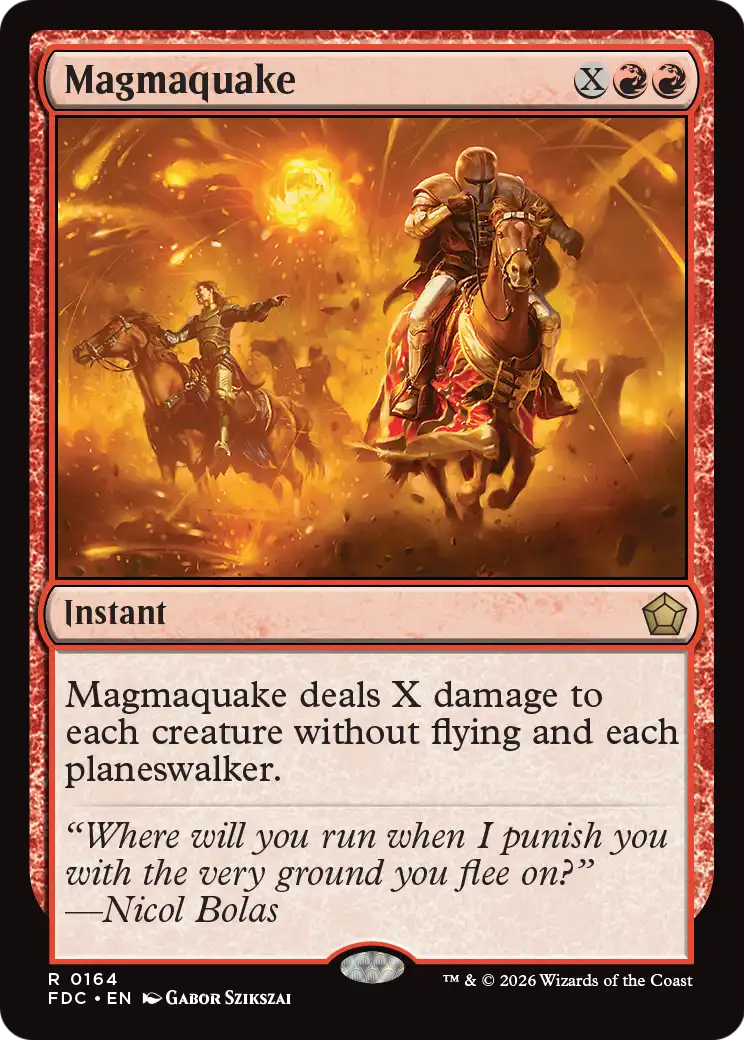 Magmaquake [Foundations Commander] | Lots Moore NSW