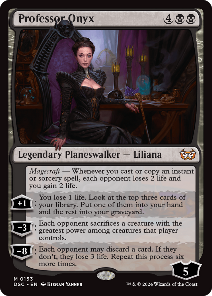 Professor Onyx [Duskmourn: House of Horror Commander] | Lots Moore NSW