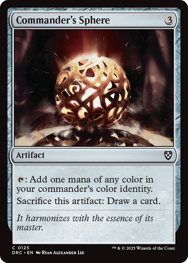 Commander's Sphere [Aetherdrift Commander] | Lots Moore NSW