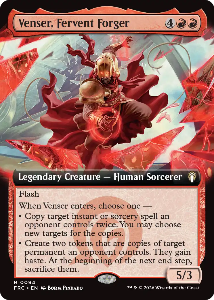 Venser, Fervent Forger (Extended Art) [Reality Fracture Commander] | Lots Moore NSW
