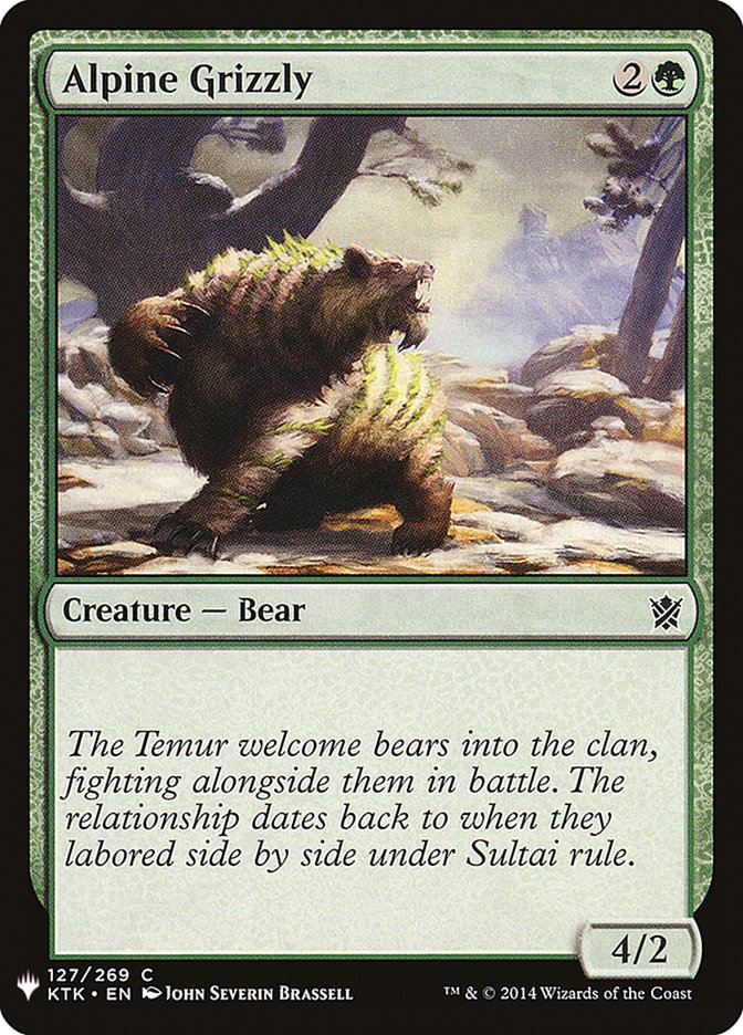 Alpine Grizzly [Mystery Booster] | Lots Moore NSW