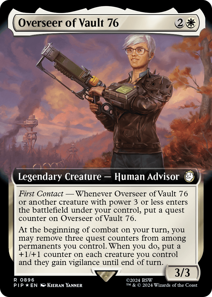 Overseer of Vault 76 (Extended Art) (Surge Foil) [Fallout] | Lots Moore NSW