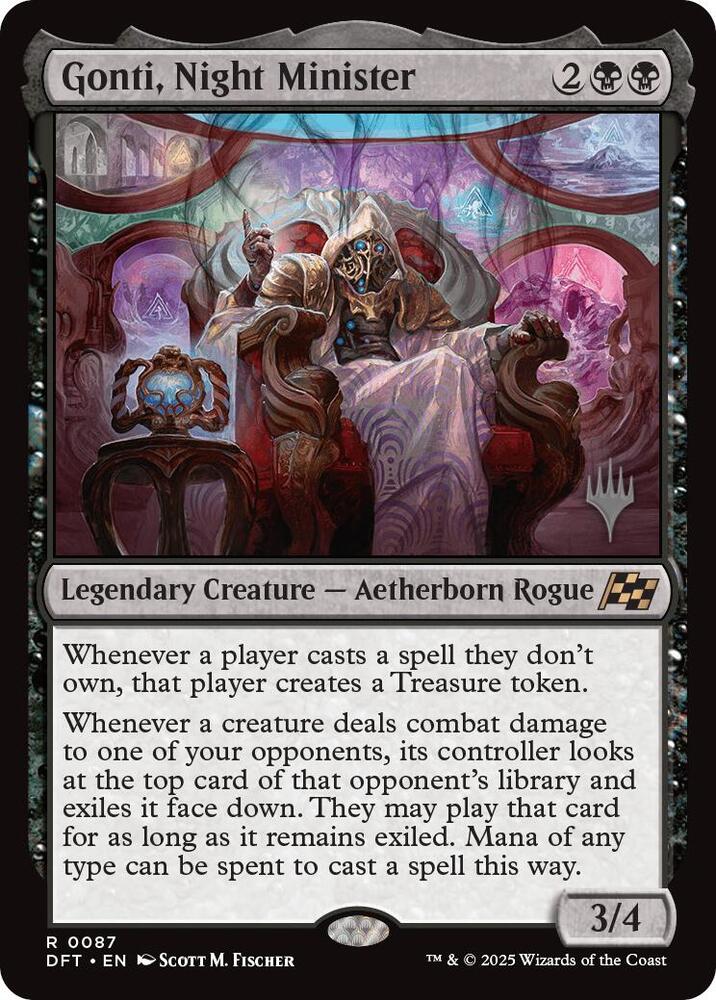 Gonti, Night Minister (Promo Pack) [Aetherdrift Promos] | Lots Moore NSW