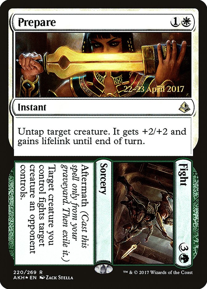 Prepare // Fight [Amonkhet Prerelease Promos] | Lots Moore NSW