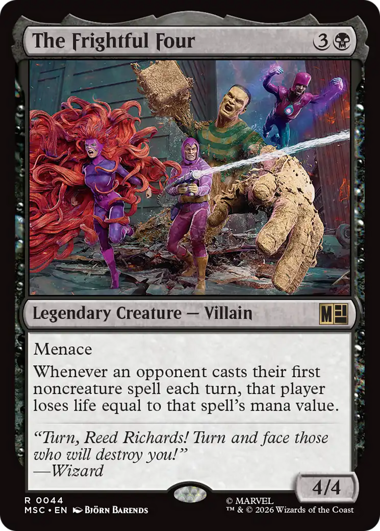 The Frightful Four (Surge Foil) [Marvel Super Heroes Commander] | Lots Moore NSW