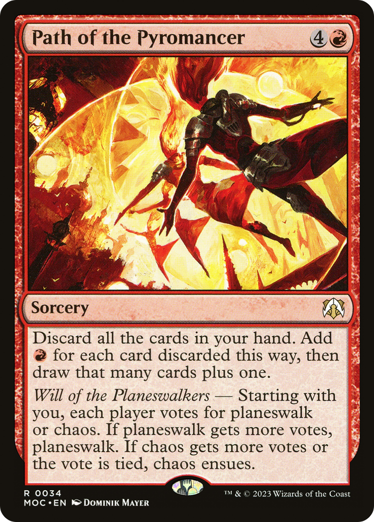 Path of the Pyromancer [March of the Machine Commander] | Lots Moore NSW
