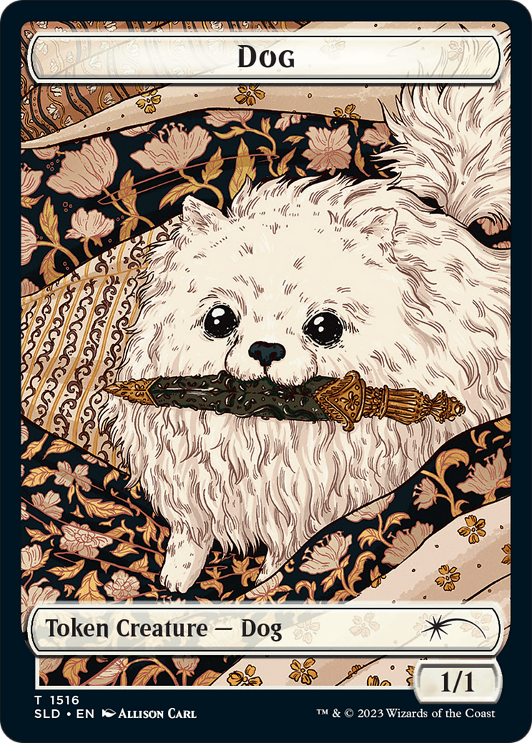Dog // Cat Double-Sided Token [Secret Lair Commander Deck: Raining Cats and Dogs Tokens] | Lots Moore NSW