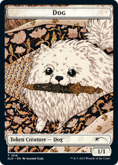 Dog // Cat Double-Sided Token [Secret Lair Commander Deck: Raining Cats and Dogs Tokens] | Lots Moore NSW